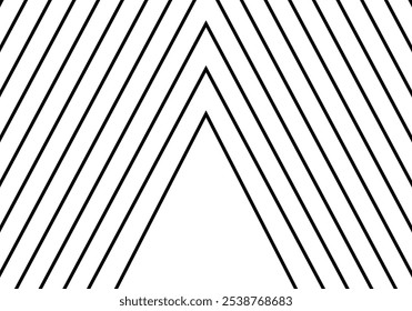 Background of triangles with black stroke and white fill