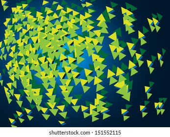 background triangles explosion