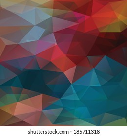  Background with triangles. Geometric abstract texture. Vector Illustration.