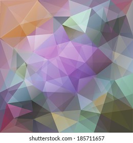  Background with triangles. Geometric abstract texture. Vector Illustration.