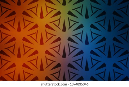  background with triangles. Glitter abstract illustration with triangular shapes. Best design for poster, banner.