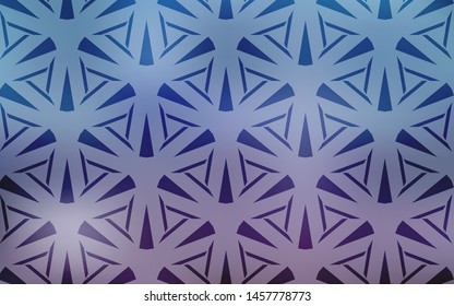  background with triangles. Glitter abstract illustration with triangular shapes. Pattern for commercials.