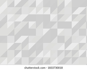 Background with triangles, Gray geometric pattern. Elegant design for typography, covers, Wallpapers, screenshots. Vector illustration