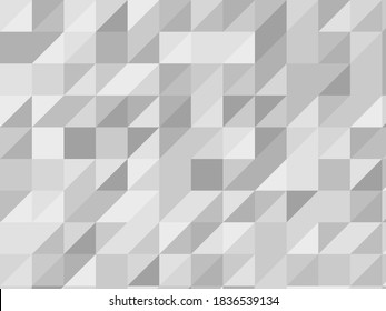 Background with triangles, Gray geometric pattern. Elegant design for typography, covers, Wallpapers, screenshots. Vector illustration