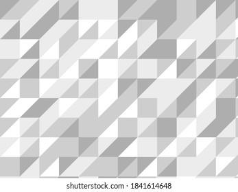 Background with triangles, Gray geometric pattern. Elegant design for typography, covers, Wallpapers, screenshots. Vector illustration