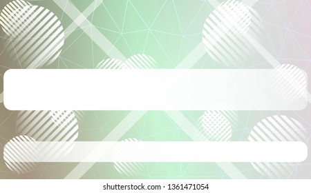Background in triangles, line, circle, space for text style. For your business, presentation, fashion print. Vector illustration. Light Gradient Abstract Background