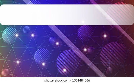 Background in triangles, line, circle, space for text style. For your business, presentation, fashion print. Vector illustration. Light Gradient Abstract Background