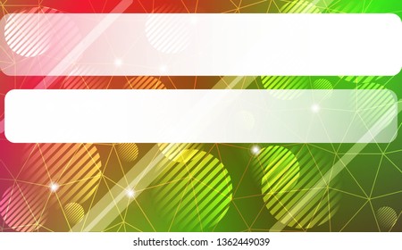 Background in triangles, line, circle, space for text style. For your business, presentation, fashion print. Vector illustration. Light Gradient Abstract Background