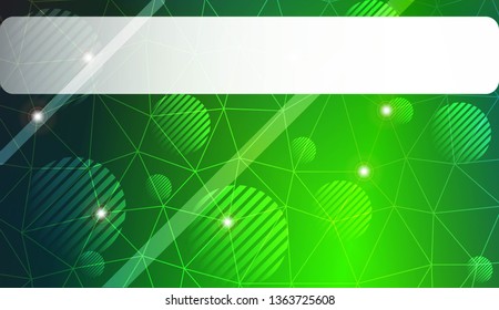 Background in triangles, line, circle, space for text style. For your business, presentation, fashion print. Vector illustration. Light Gradient Abstract Background