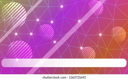 Background in triangles, line, circle, space for text style. For your business, advert, wallpaper. Vector illustration. Creative gradient color