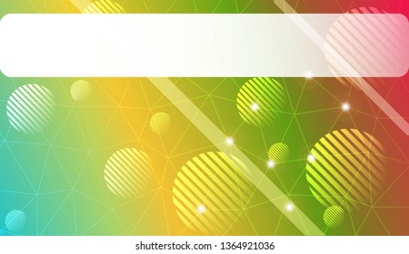 Background in triangles, line, circle, space for text style. For your business, presentation, fashion print. Vector illustration. Light Gradient Abstract Background