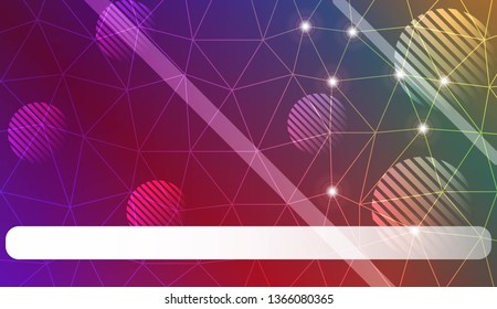 Background in triangles, line, circle, space for text style. For your business, advert, wallpaper. Vector illustration. Creative gradient color