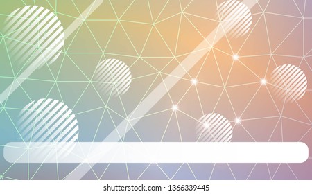 Background in triangles, line, circle, space for text style. For your business, advert, wallpaper. Vector illustration. Creative gradient color