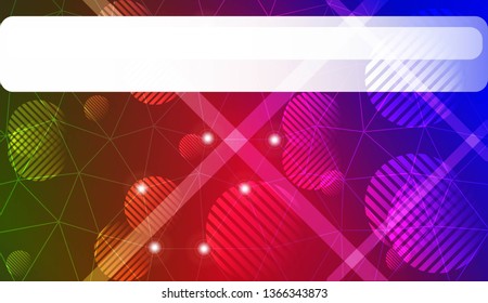 Background in triangles, line, circle, space for text style. For your business, advert, wallpaper. Vector illustration. Creative gradient color