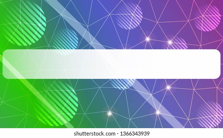 Background in triangles, line, circle, space for text style. For your business, presentation, fashion print. Vector illustration. Light Gradient Abstract Background