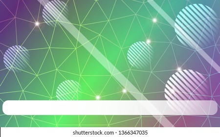 Background in triangles, line, circle, space for text style. For your business, advert, wallpaper. Vector illustration. Creative gradient color