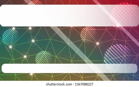 Background in triangles, line, circle, space for text style. For your business, presentation, fashion print. Vector illustration. Light Gradient Abstract Background