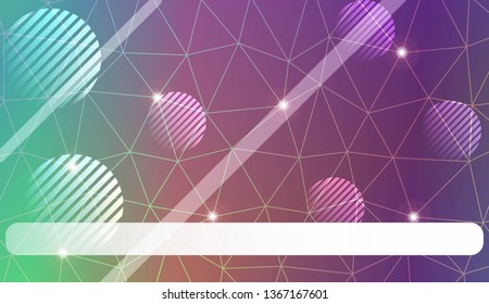 Background in triangles, line, circle, space for text style. For your business, presentation, fashion print. Vector illustration. Light Gradient Abstract Background