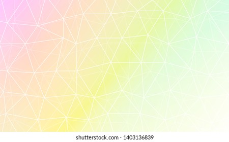 Background with triangles. Modern design for you business, project. Vector illustration. Pastel gradient color