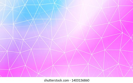 Background with triangles. Modern design for you business, project. Vector illustration. Pastel gradient color