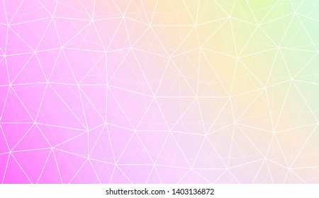 Background with triangles. Modern design for you business, project. Vector illustration. Pastel gradient color