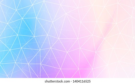 Background with triangles. Modern design for you business, project. Vector illustration. Pastel gradient color