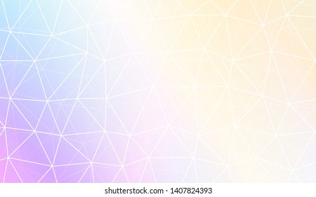 Background with triangles. Modern design for you business, project. Vector illustration. Pastel gradient color