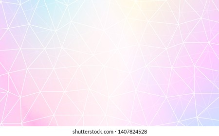 Background with triangles. Modern design for you business, project. Vector illustration. Pastel gradient color
