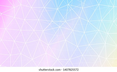 Background with triangles. Modern design for you business, project. Vector illustration. Pastel gradient color