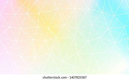 Background with triangles. Modern design for you business, project. Vector illustration. Pastel gradient color