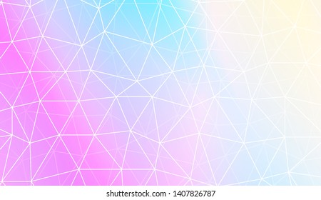 Background with triangles. Modern design for you business, project. Vector illustration. Pastel gradient color