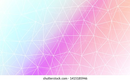 Background with triangles. Modern design for you business, project. Vector illustration. Pastel gradient color