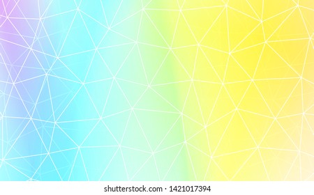 Background with triangles. Modern design for you business, project. Vector illustration. Pastel gradient color