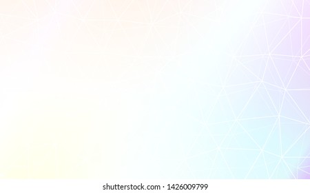Background with triangles. Modern design for you business, project. Vector illustration. Pastel gradient color