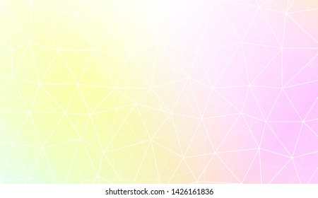 Background with triangles. Modern design for you business, project. Vector illustration. Pastel gradient color