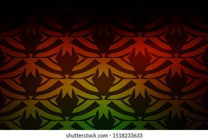 background with triangles. Triangles on abstract background with colorful gradient. Modern template for landing page.