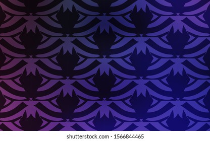  background with triangles. Triangles on abstract background with colorful gradient. Pattern for commercials.