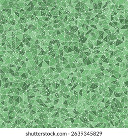 Background with triangles pattern. Small shape size. Multiple repeated inner triangles. Mono tone style. Repeatable pattern. Classy vector tiles. Seamless vector illustration.