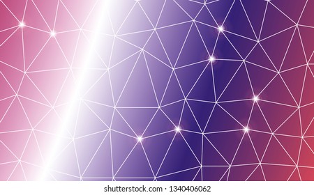 Background in triangles style. Decorative design For interior wallpaper, smart design, fashion print. Vector illustration. Creative gradient color