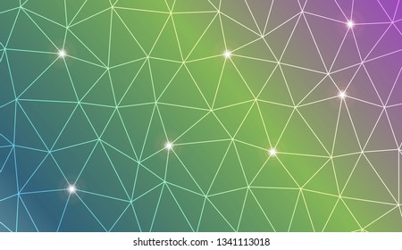 Background in triangles style. Decorative design For interior wallpaper, smart design, fashion print. Vector illustration. Creative gradient color