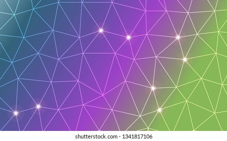 Background in triangles style. Decorative design For interior wallpaper, smart design, fashion print. Vector illustration. Creative gradient color