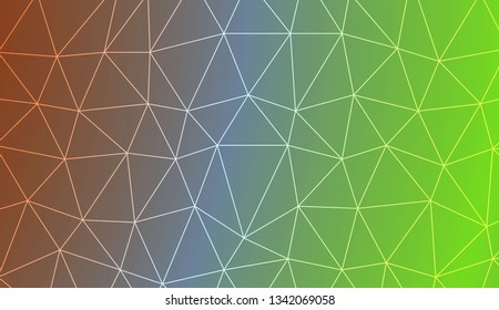 Background in triangles style. Decorative design For interior wallpaper, smart design, fashion print. Vector illustration. Creative gradient color