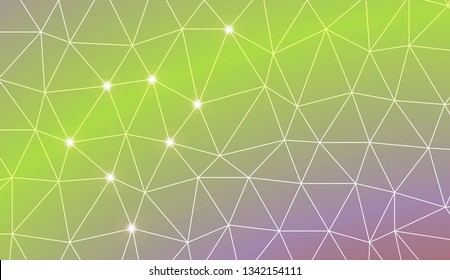 Background in triangles style. Decorative design For interior wallpaper, smart design, fashion print. Vector illustration. Creative gradient color
