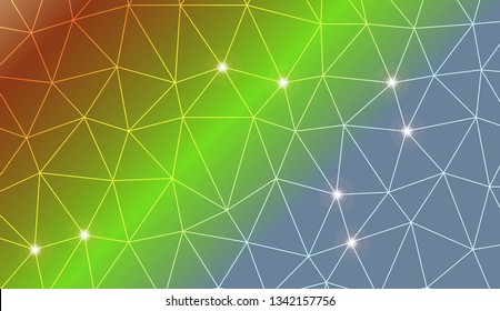Background in triangles style. Decorative design For interior wallpaper, smart design, fashion print. Vector illustration. Creative gradient color