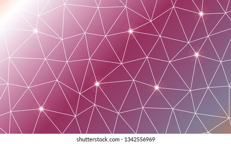 Background in triangles style. Decorative design For interior wallpaper, smart design, fashion print. Vector illustration. Creative gradient color