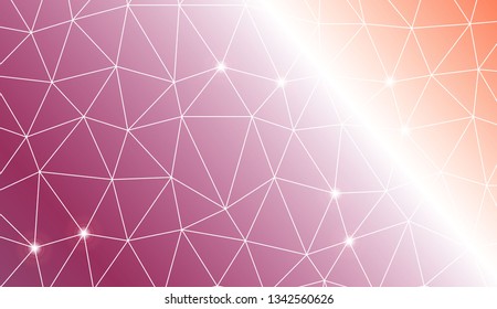Background in triangles style. Decorative design For interior wallpaper, smart design, fashion print. Vector illustration. Creative gradient color