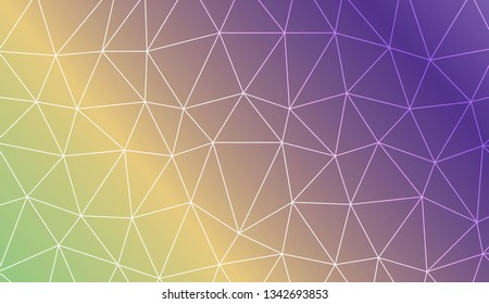 Background in triangles style. Decorative design For interior wallpaper, smart design, fashion print. Vector illustration. Creative gradient color