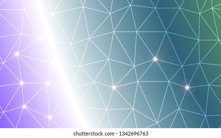 Background in triangles style. Decorative design For interior wallpaper, smart design, fashion print. Vector illustration. Creative gradient color