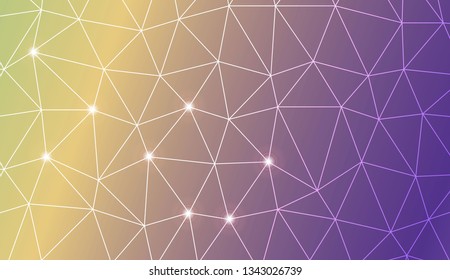 Background in triangles style. Decorative design For interior wallpaper, smart design, fashion print. Vector illustration. Creative gradient color