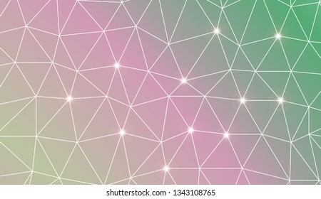 Background in triangles style. Decorative design For interior wallpaper, smart design, fashion print. Vector illustration. Creative gradient color